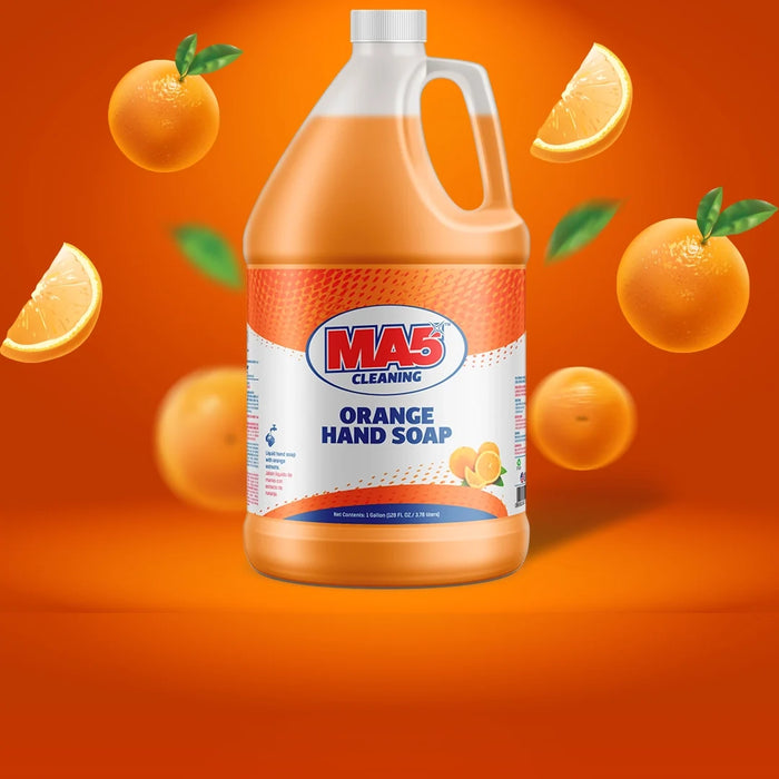 MA5X Orange Power Hand Soap | Glycerin-Conditioned Grease Cutter