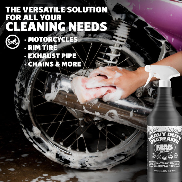 MA5X Heavy-Duty Degreaser Black | Alkaline Degreaser pH 12-13