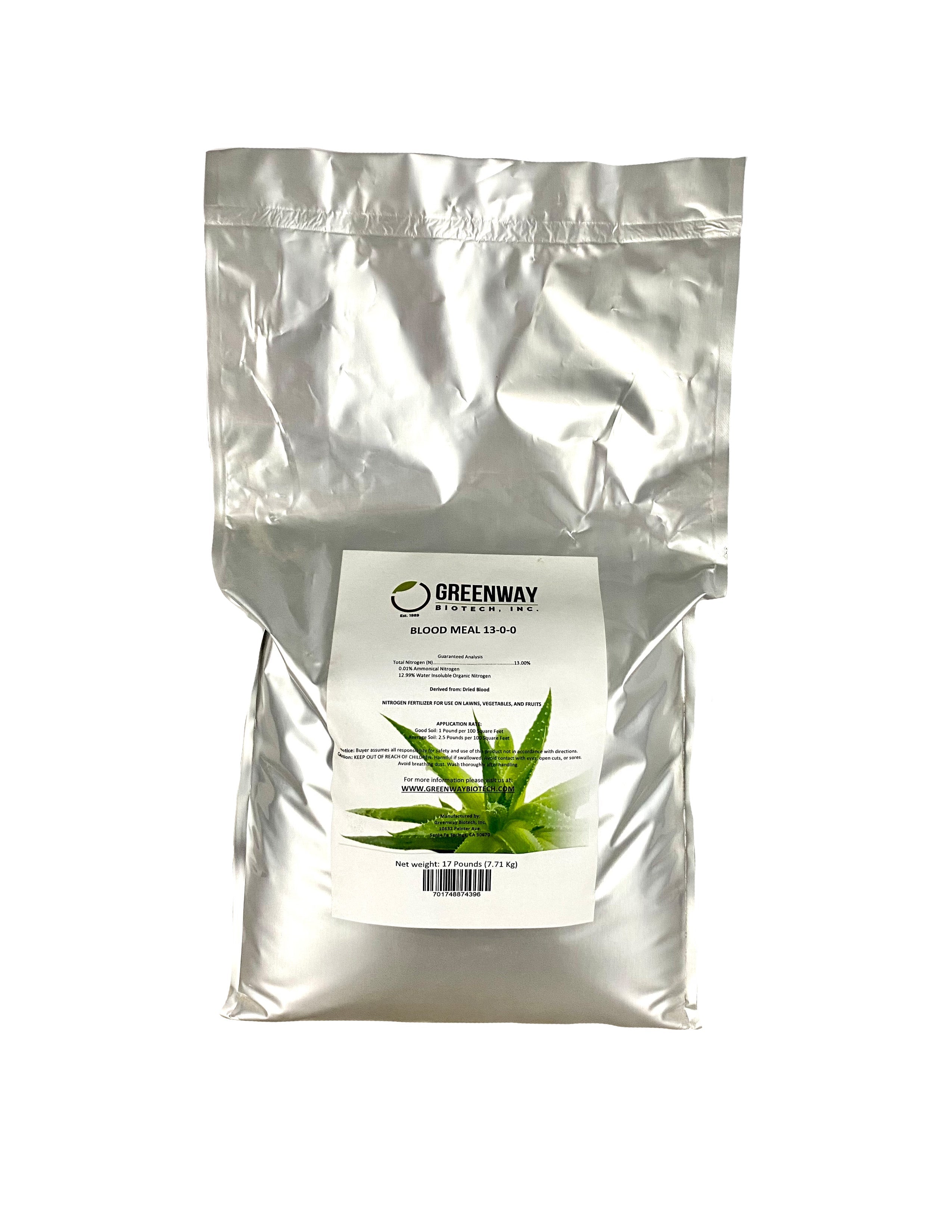 Organic Blood Meal Fertilizer 13-0-0