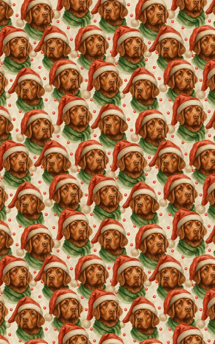 Chestnut Coats & Christmas Calm Wrapping Paper