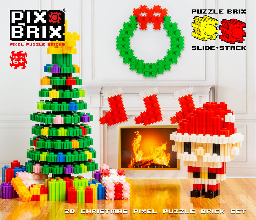 Pixel Puzzle Christmas Scene