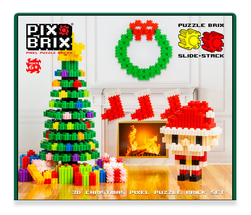 Pixel Puzzle Christmas Scene