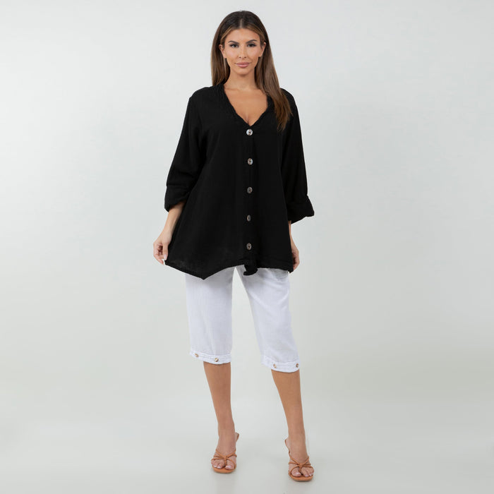 Tammy-Jacket/Top 100% Cotton Gauze