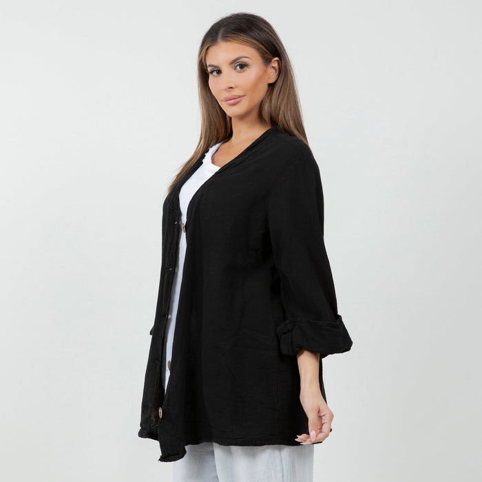 Tammy-Jacket/Top 100% Cotton Gauze