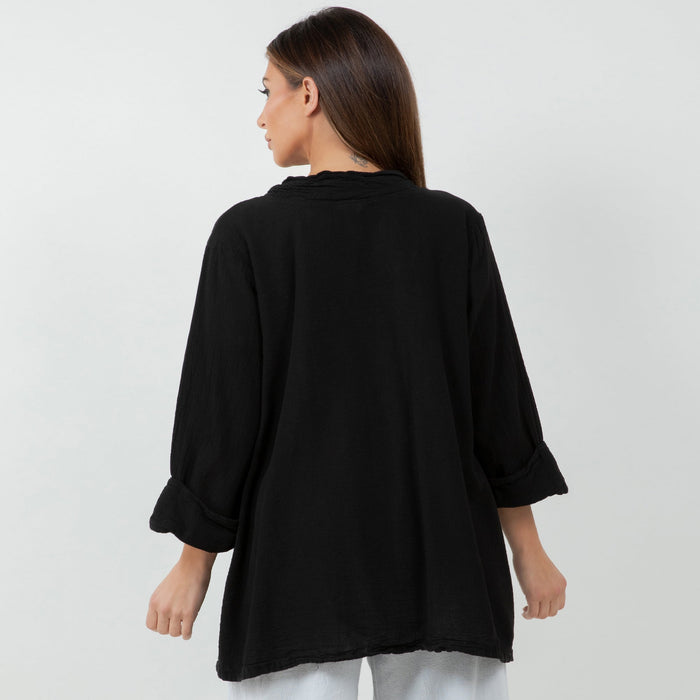 Tammy-Jacket/Top 100% Cotton Gauze