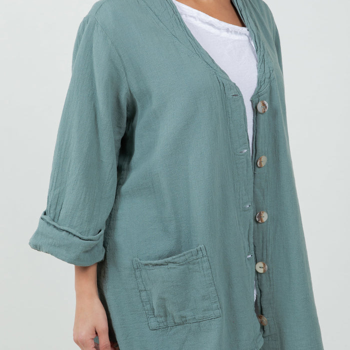 Tammy-Jacket/Top 100% Cotton Gauze