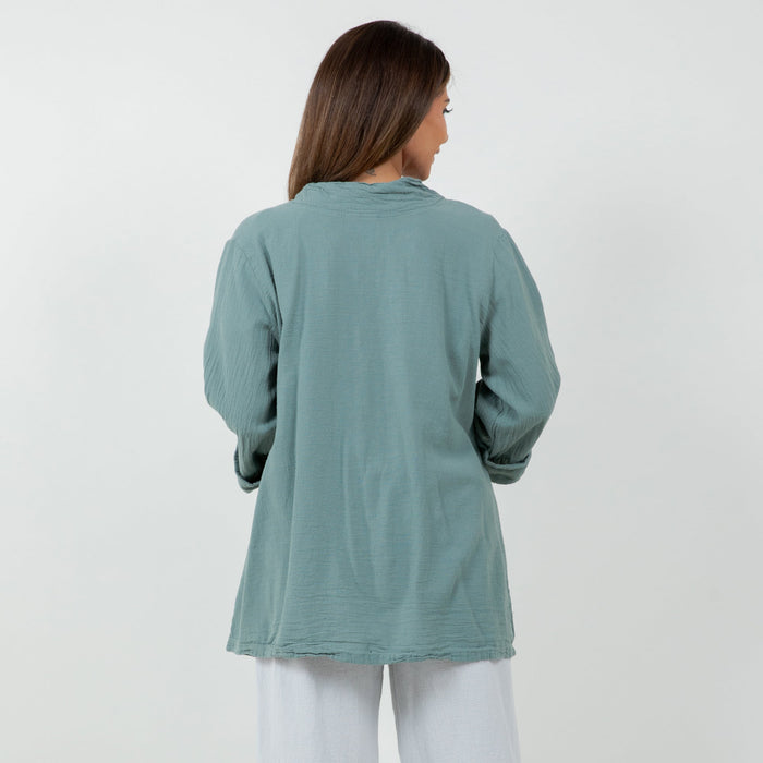 Tammy-Jacket/Top 100% Cotton Gauze
