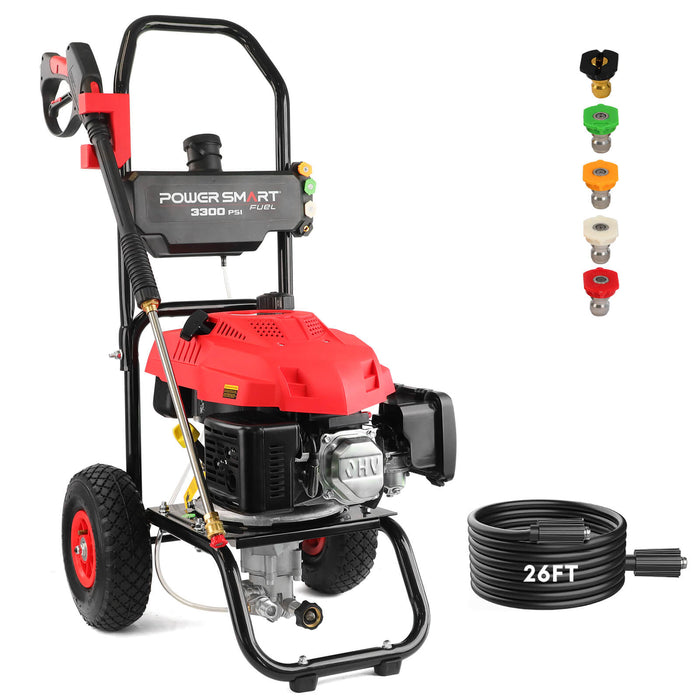 3300PSI 2.5GPM 201cc gas pressure washer DB1050 for heavy-duty cleaning