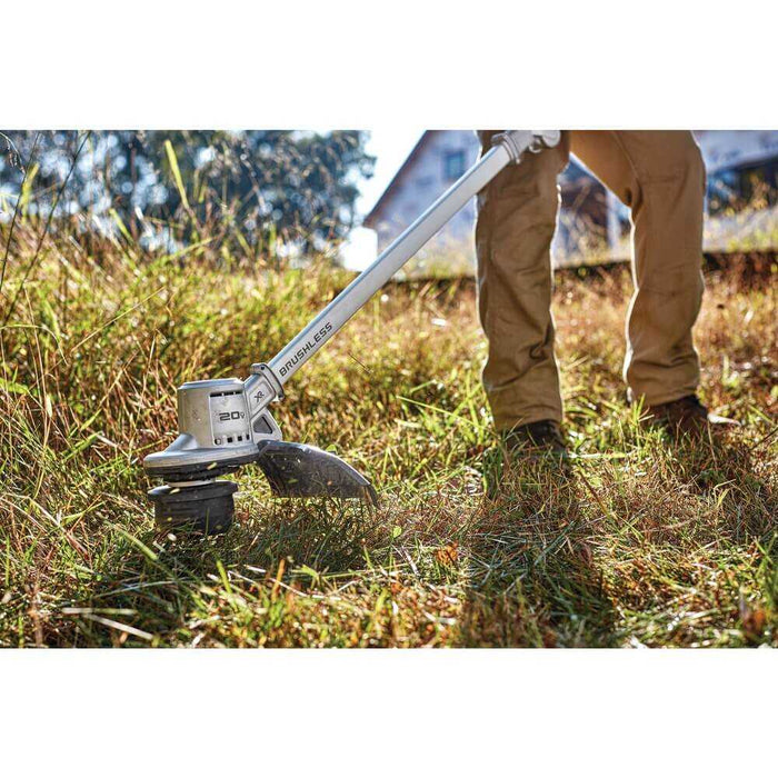 DEWALT 20V MAX 14-inch cordless folding string trimmer for lawn care and precision edging