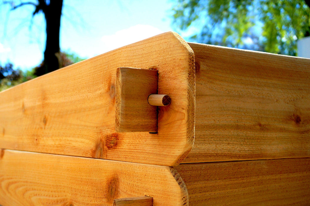 The Ultimate Tool-Free Cedar Raised Garden Bed (2' x 3' Double Deep)