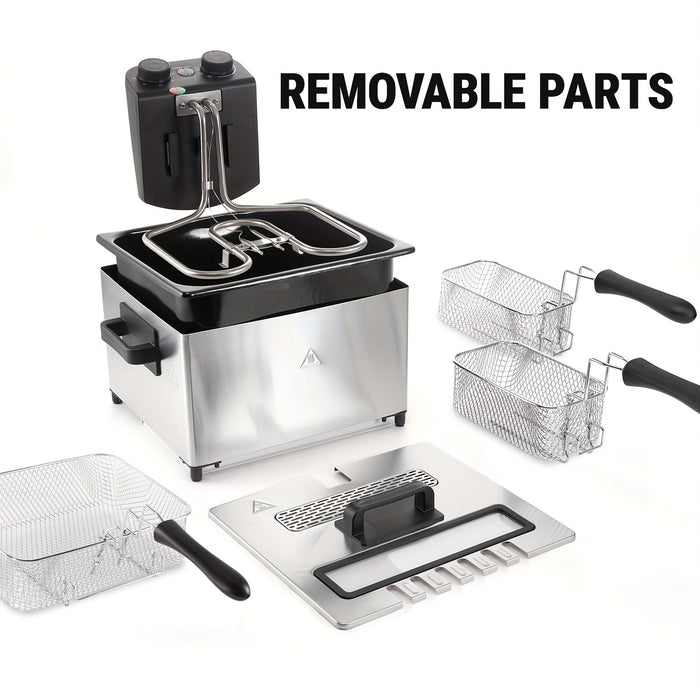 1700W Electric Deep Fryer 3L or5L Stainless Steel w Basket