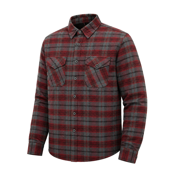 Grey Ghost Men's Plaid Flannel Shirt
