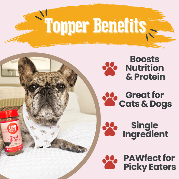 Farm To Pet Beef Dog & Cat Food Topper | All-Natural Powdered Treat