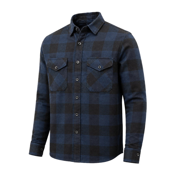 Grey Ghost Men's Plaid Flannel Shirt