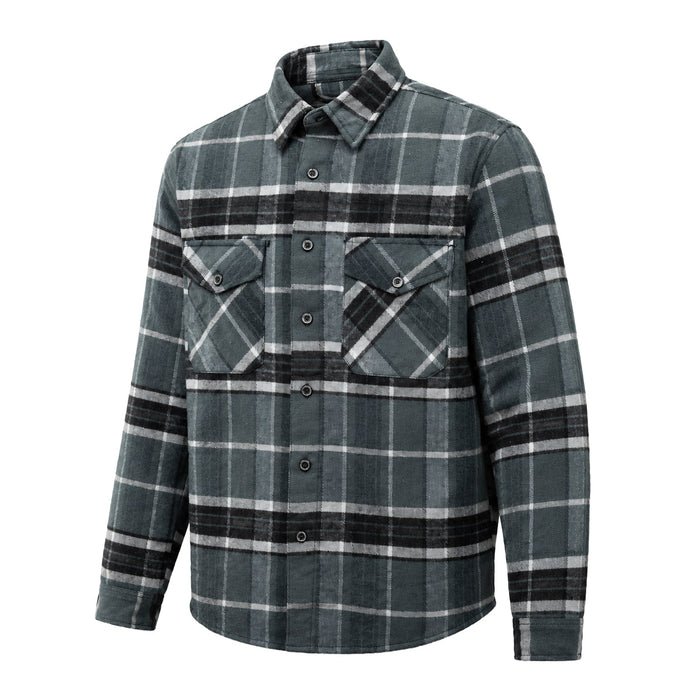 Grey Ghost Men's Plaid Flannel Shirt