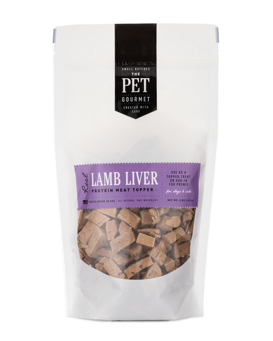 Freeze Dried Lamb Liver Dog Treats & Topper