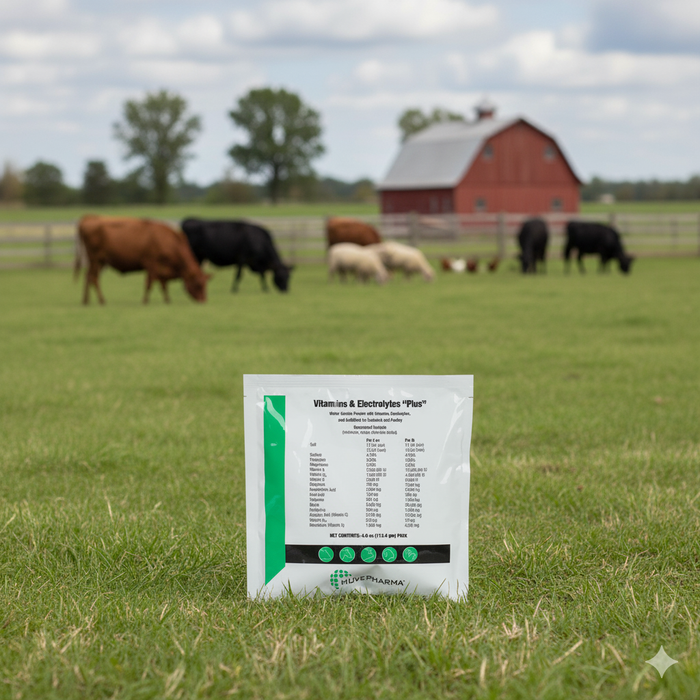 AgriLabs Vitamins & Electrolytes Plus (4 oz) | Livestock Supplement