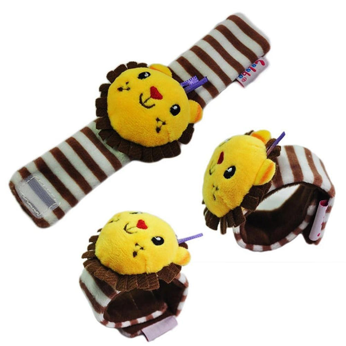 Cute Baby Animal Wrist Rattles