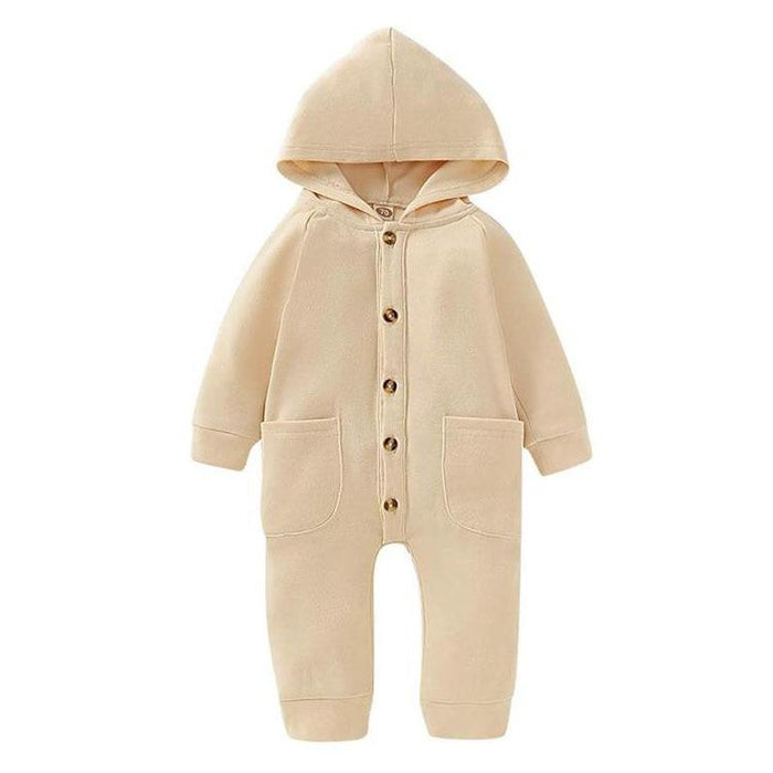 STEVVEX Baby Cozy Hooded Winter Romper