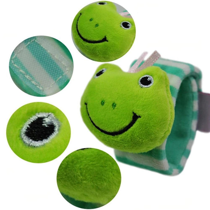 Cute Baby Animal Wrist Rattles
