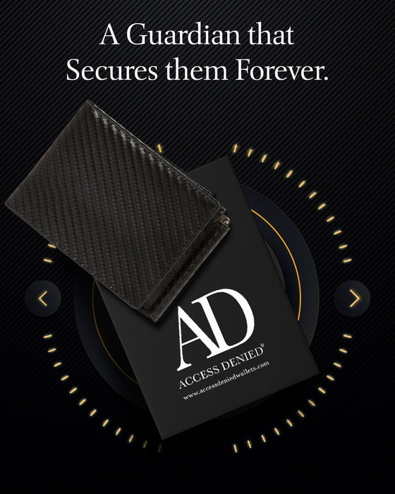 Leather Trifold Wallet – Removable Money Clip