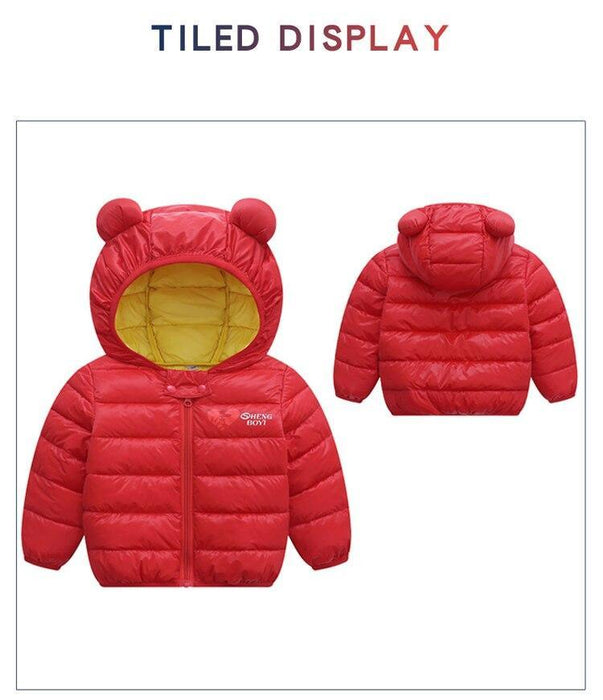 Kids Autumn-Winter Coat Hooded Outerwear