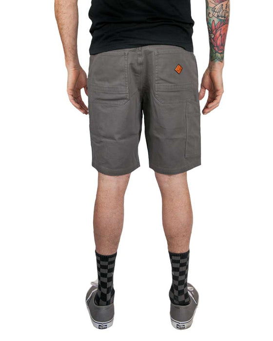 Havok Shorts 10" Pavement rugged gray shorts with 9-pocket tactical storage and stretch canvas for durability and comfort