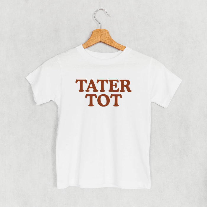 Tater Tot Text (Kids) Print Tee