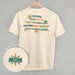 Multitasking Mom print tee in soft comfort colors with relaxed fit for everyday wear
