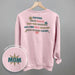 Woman wearing Multitasking Mom! print tee, showcasing casual comfort and style