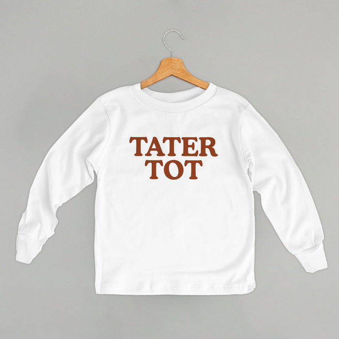 Tater Tot Text (Kids) Print Tee