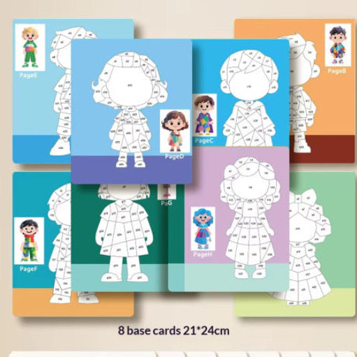 Kids' DIY Sticker, Puzzle and Painting Kit