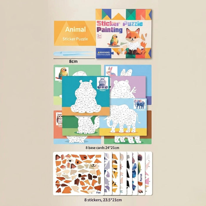 Kids' DIY Sticker, Puzzle and Painting Kit
