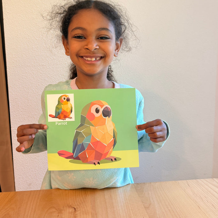 Kids' DIY Sticker, Puzzle and Painting Kit