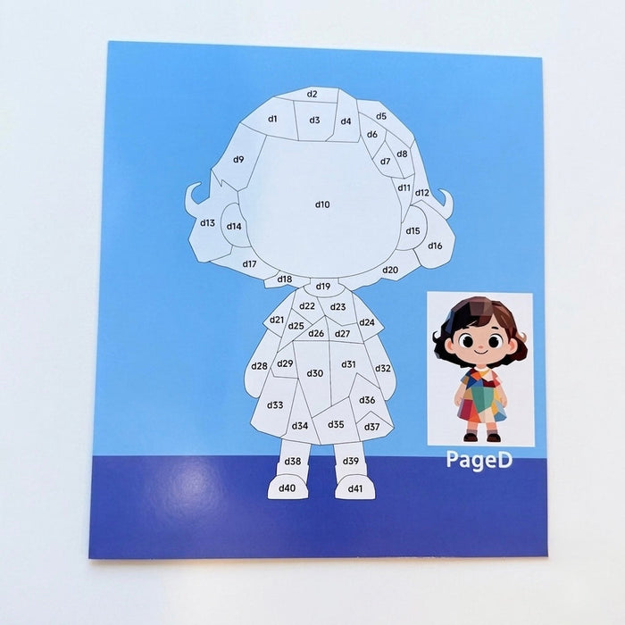 Kids' DIY Sticker, Puzzle and Painting Kit