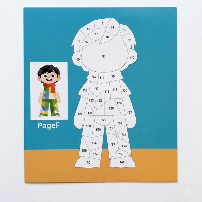 Kids' DIY Sticker, Puzzle and Painting Kit