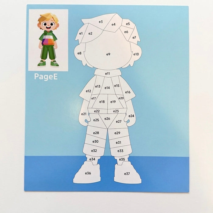 Kids' DIY Sticker, Puzzle and Painting Kit