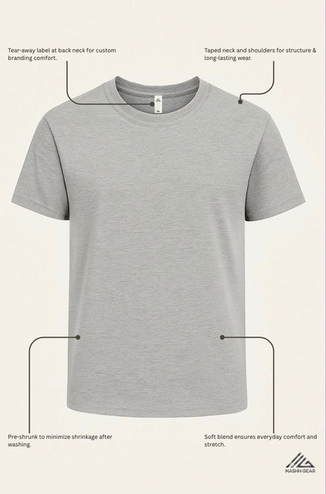 Blankify--3 pack Extra Soft Medium Weight Short Sleeve T-Shirts