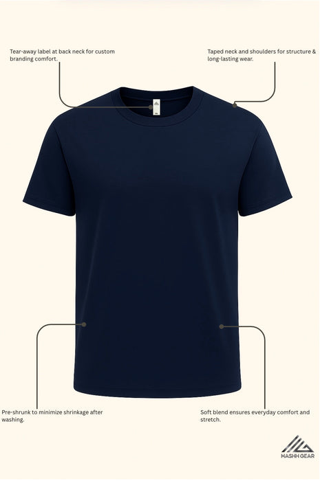 Blankify--3 pack Extra Soft Medium Weight Short Sleeve T-Shirts