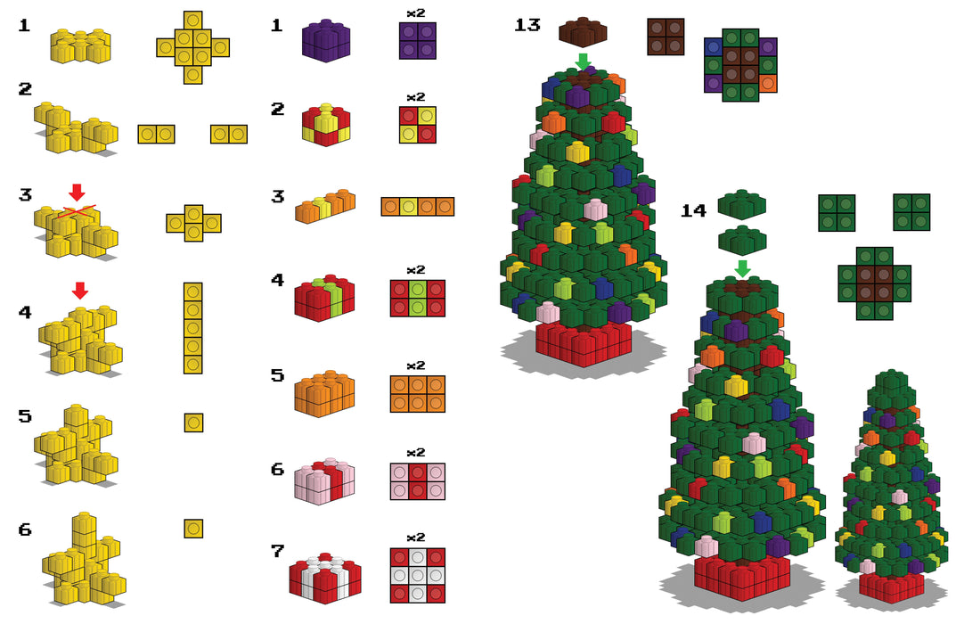 Pixel Puzzle Christmas Scene