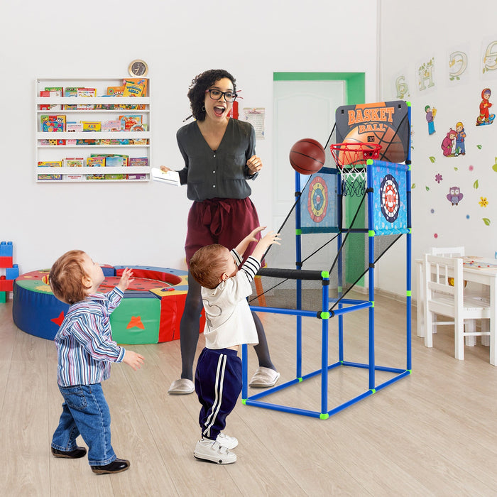 Kids Basketball Arcade Game with Electronic Scoreboard and Sound