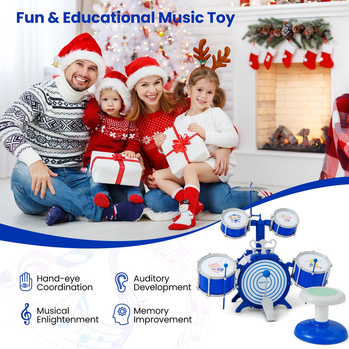 Kids Drum Set Educational Percussion Musical Toy