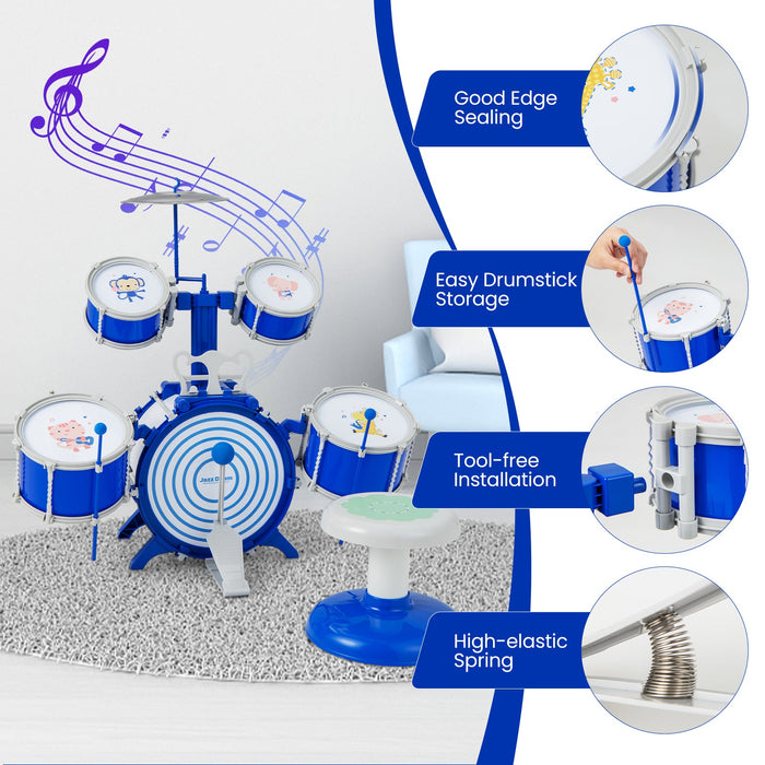 Kids Drum Set Educational Percussion Musical Toy