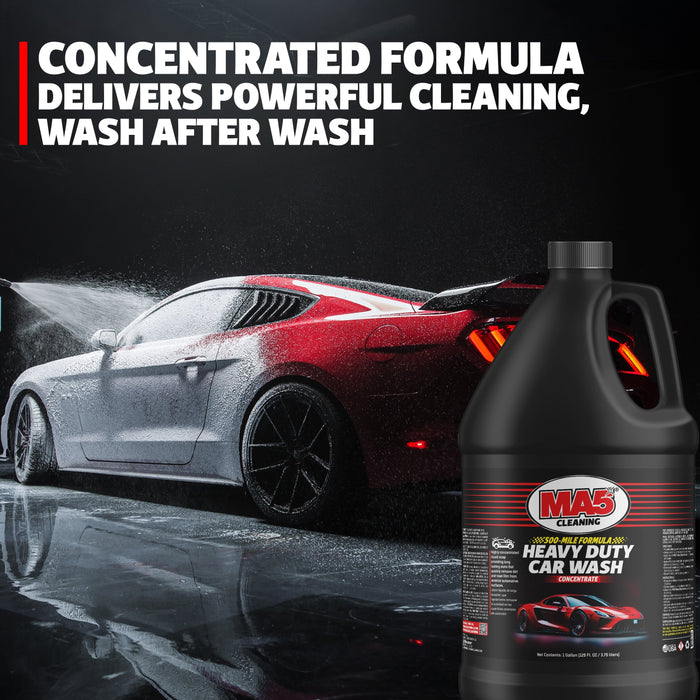 MA5X Concentrated Car Wash Soap: High Foam, Streak-Free