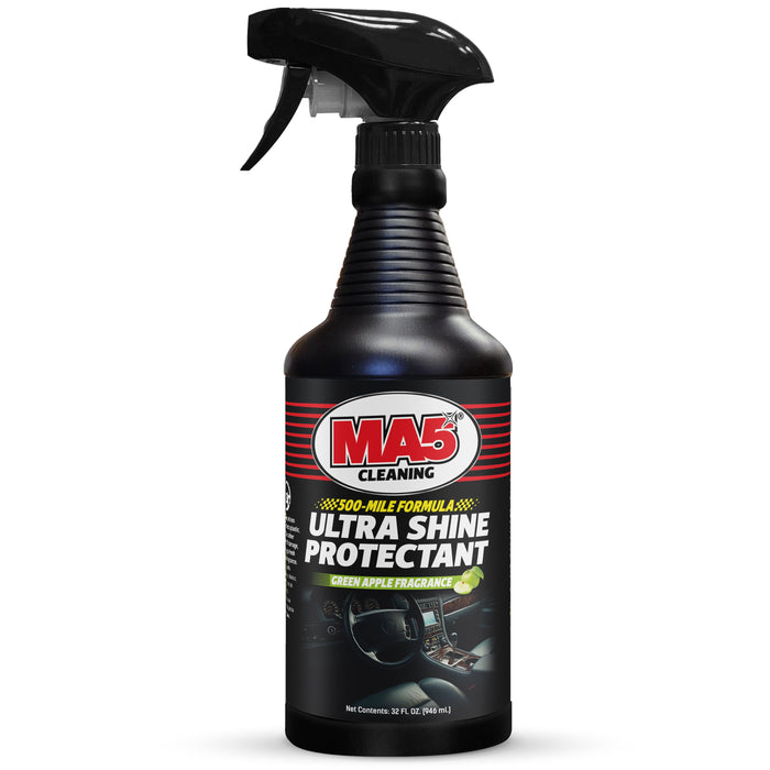 MA5X Ultra Shine Protectant: Non-Greasy Car Interior Dressing with Green Apple Scent
