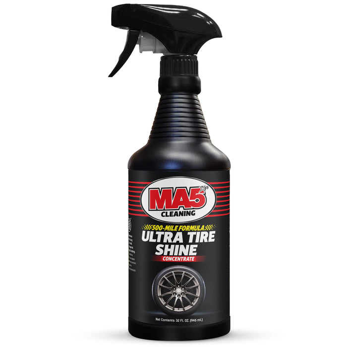 MA5X Ultra Tire Shine: Non-Sling Wet Look Dressing
