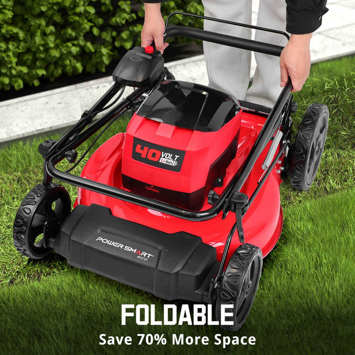 21" Cordless Push Lawn Mower - 40V, Includes Dual 40V Batteries (MB2400B)