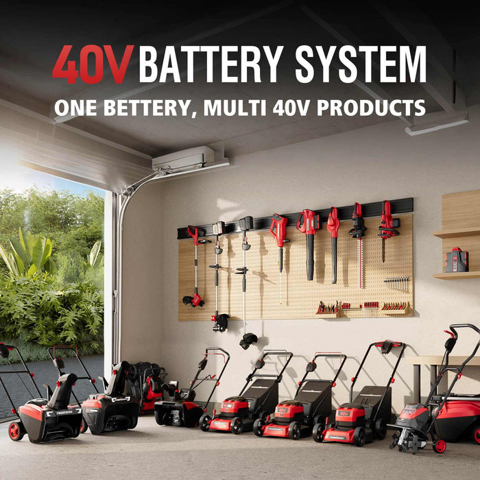 21" Cordless Push Lawn Mower - 40V, Includes Dual 40V Batteries (MB2400B)