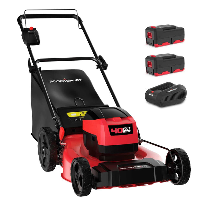 21" Cordless Push Lawn Mower - 40V, Includes Dual 40V Batteries (MB2400B)