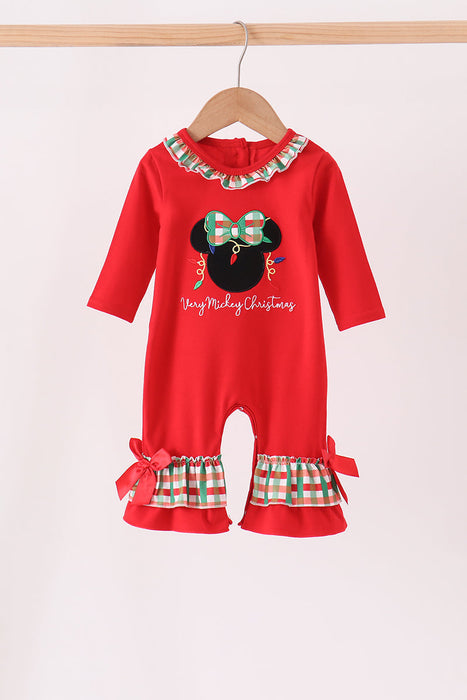 Kids Christmas Character Ruffle Romper